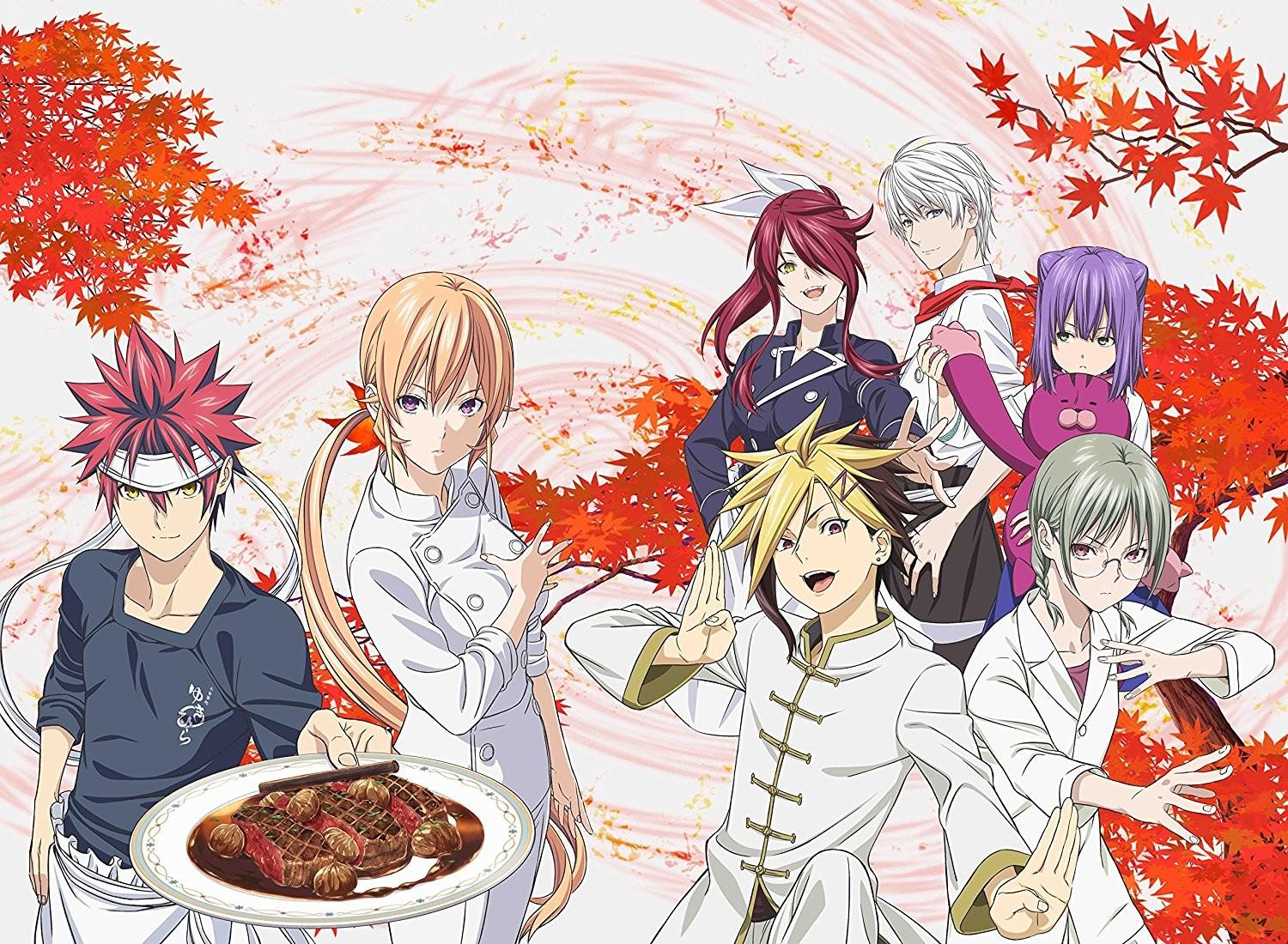 Key art for Shokugeki no Souma: San no Sara - Tootsuki Ressha-hen