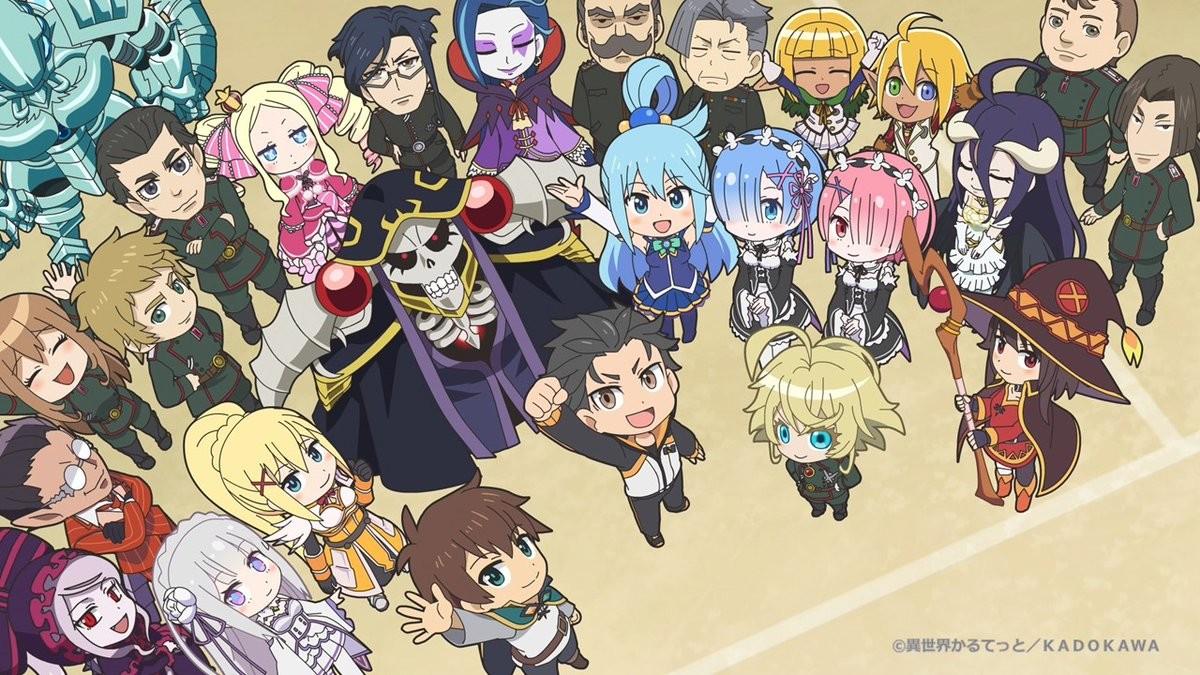 Key art for Isekai Quartet