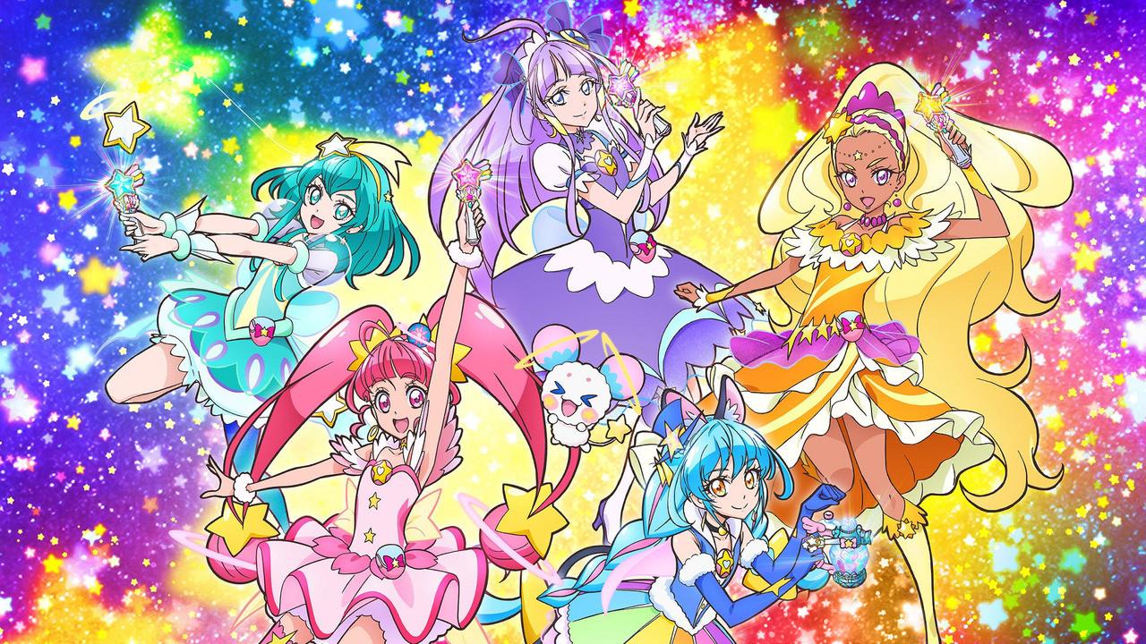 Key art for Star☆Twinkle Precure: Hoshi no Uta ni Omoi wo Komete
