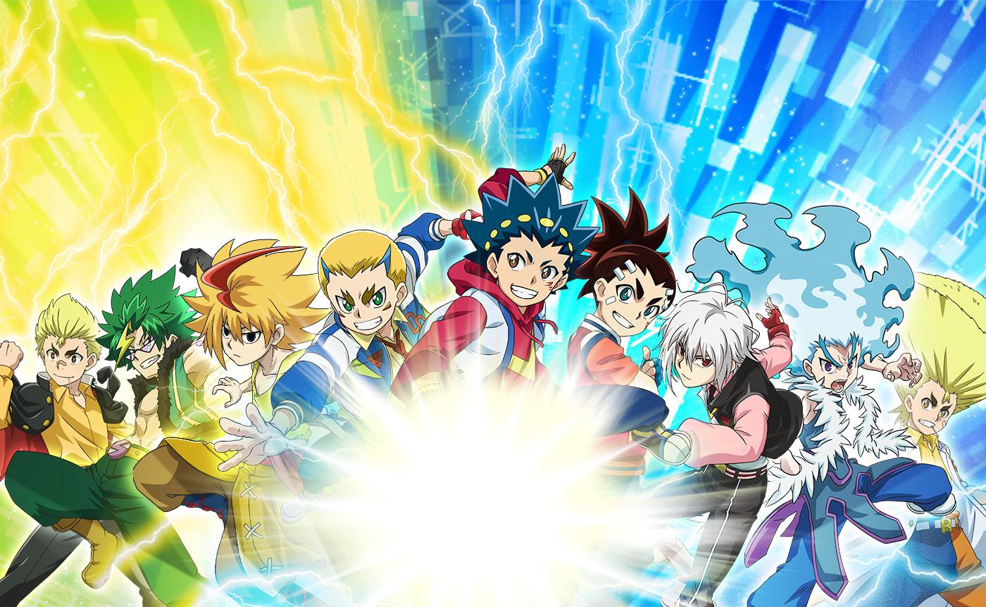 Key art for Beyblade Burst Sparking