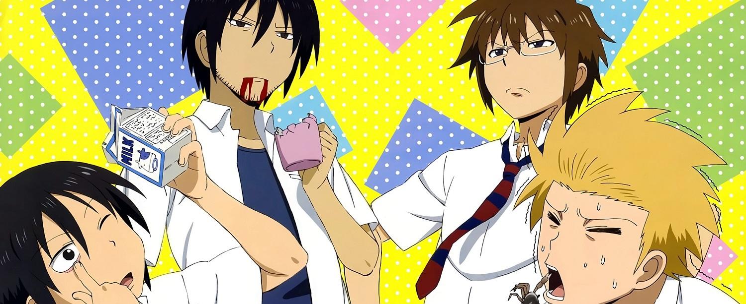 Key art for Danshi Koukousei no Nichijou