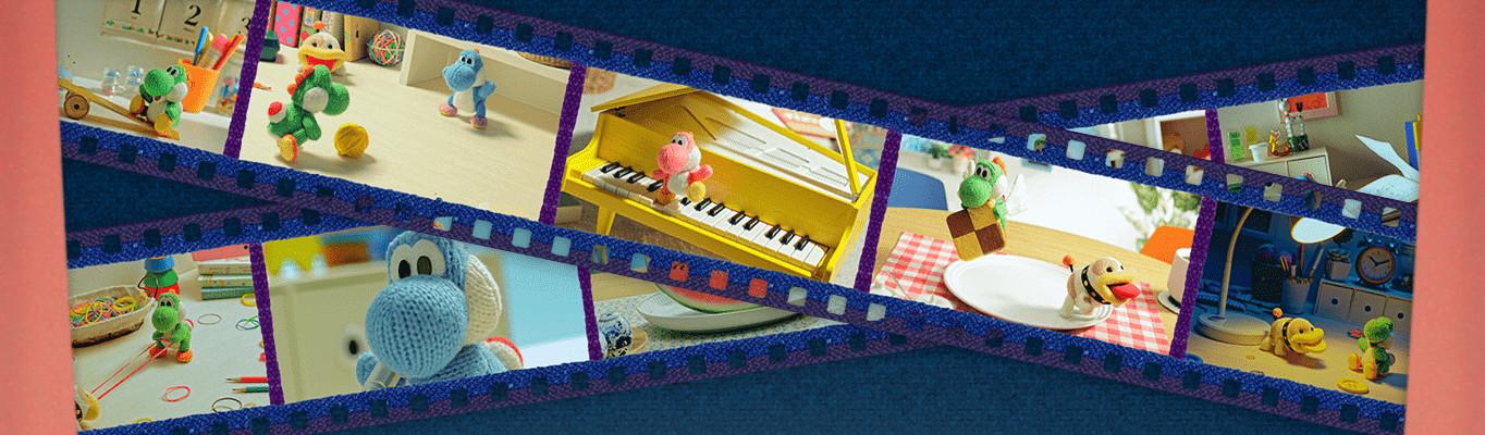 Key art for With Pochi! Yoshi's Woolly World Special Anime