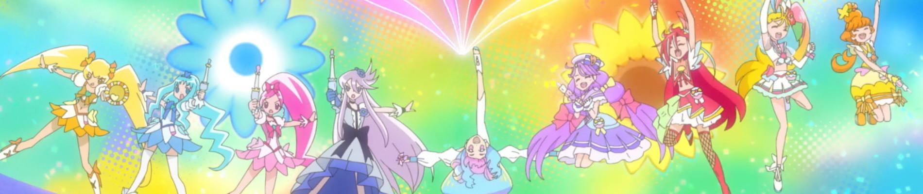 Key art for Tropical-Rouge! Precure: Yuki no Princess to Kiseki no Yubiwa!