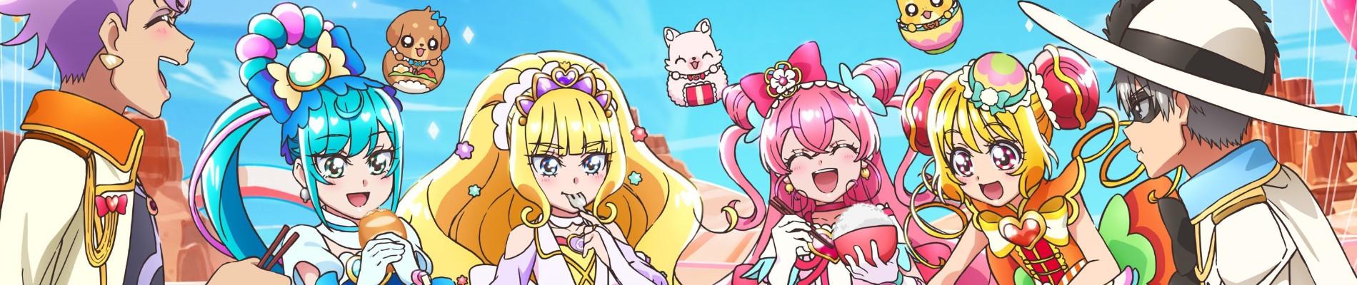 Key art for Delicious Party♡Precure