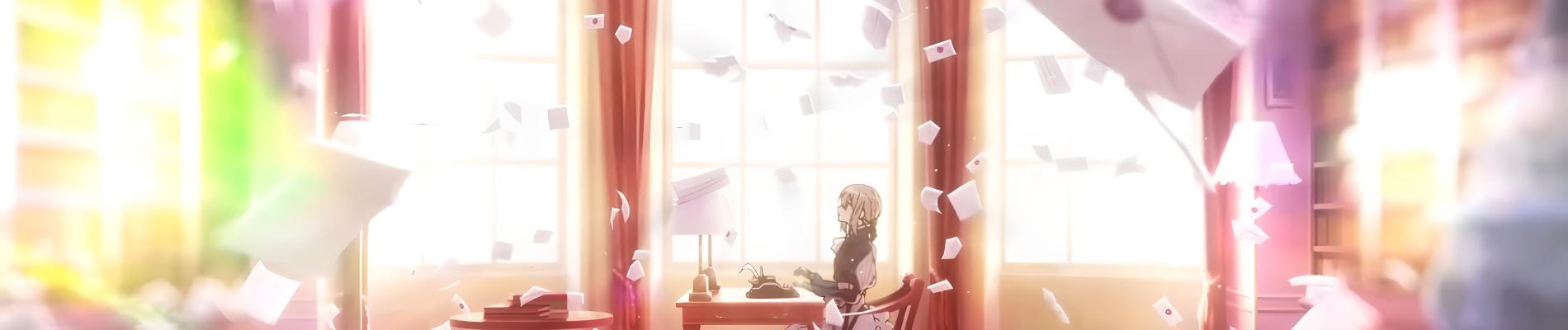 Key art for Violet Evergarden CM