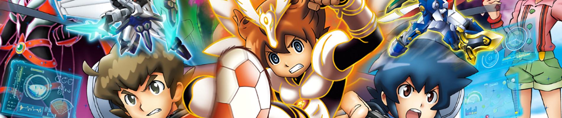 Key art for Inazuma Eleven GO vs Danball Senki W