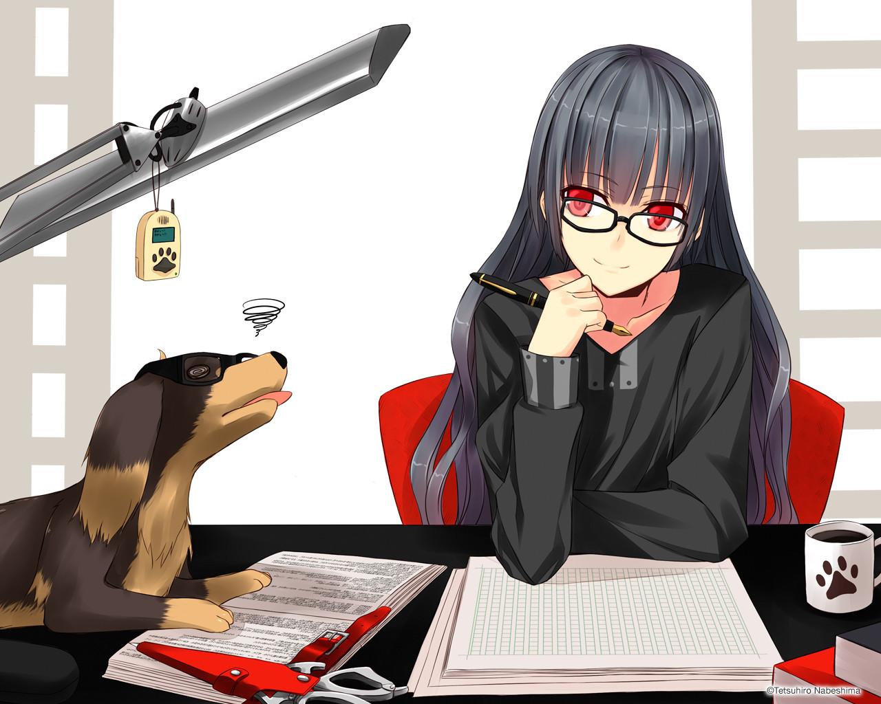 Key art for Inu to Hasami wa Tsukaiyou