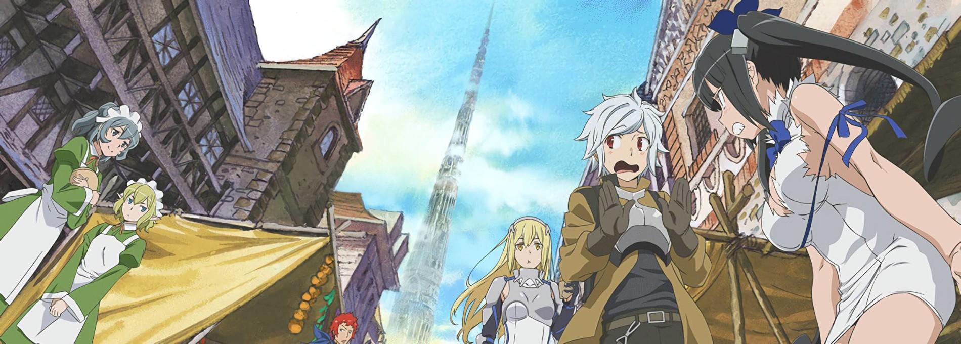 Key art for Dungeon ni Deai wo Motomeru no wa Machigatteiru Darou ka