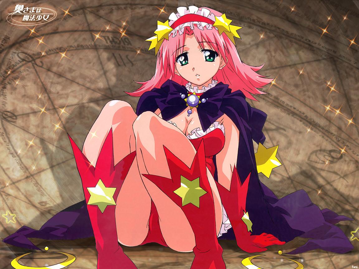 Key art for Okusama wa Mahou Shoujo