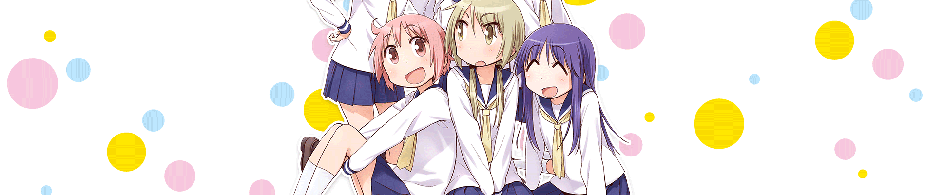 Key art for Yuyushiki OVA: Komarasetari, Komarasaretari