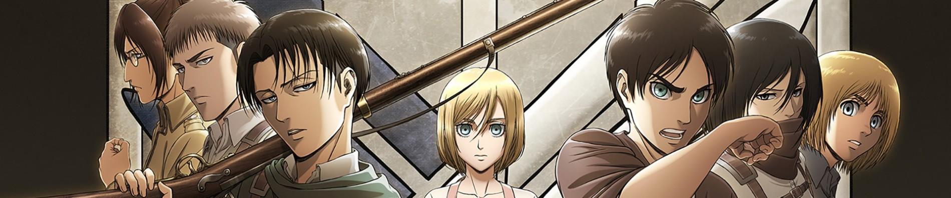 Key art for Shingeki no Kyojin Season 3