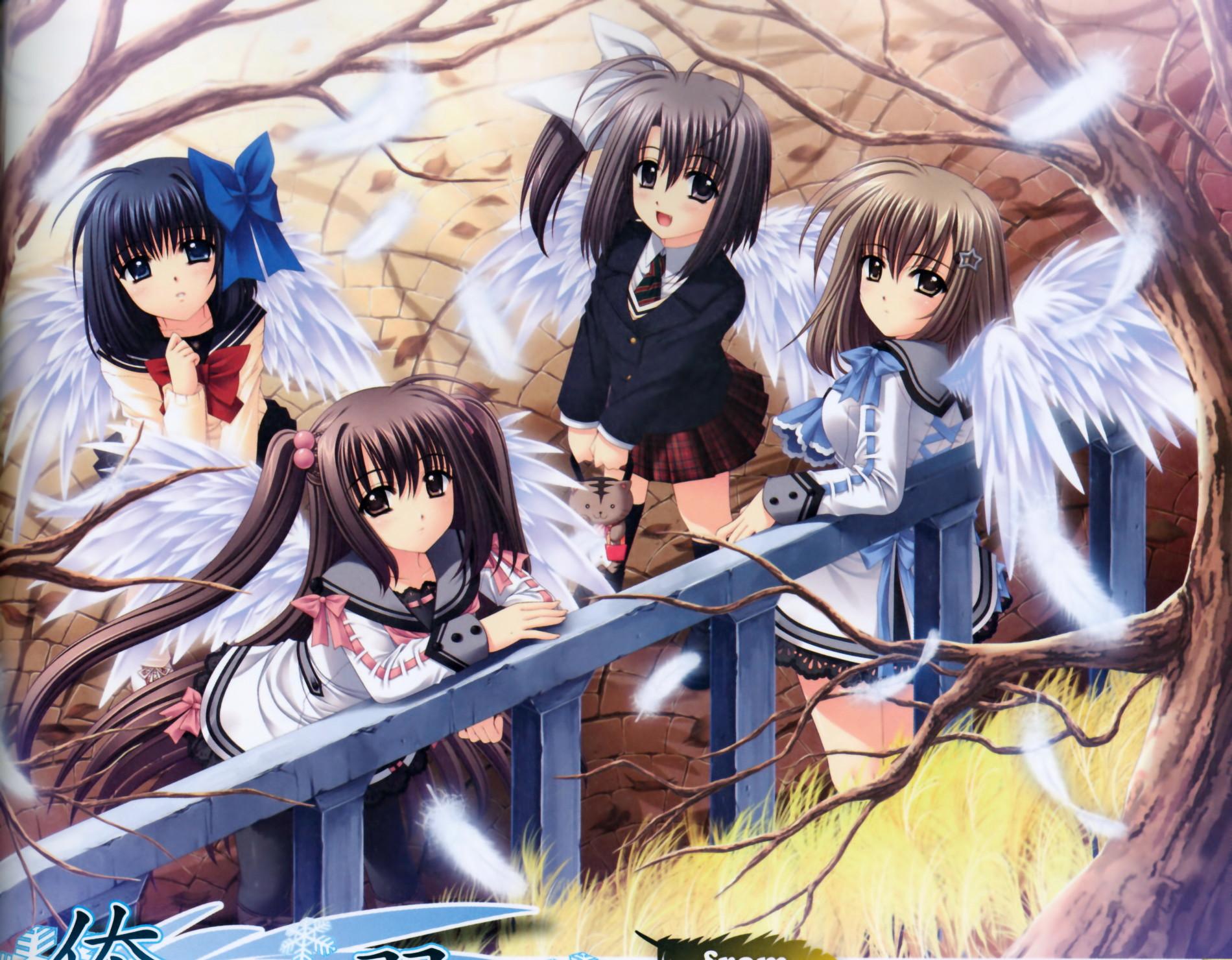 Key art for Oretachi ni Tsubasa wa Nai: under the innocent sky.