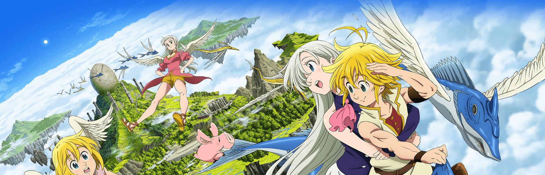 Key art for Nanatsu no Taizai Movie: Tenkuu no Torawarebito