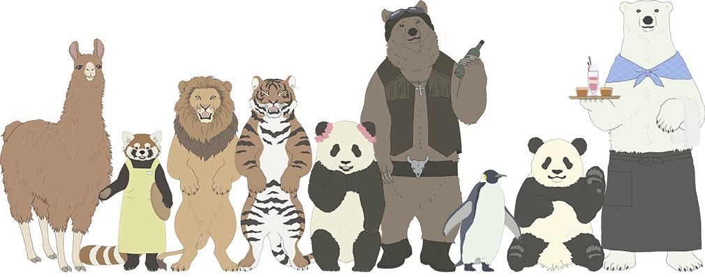 Key art for Shirokuma Cafe