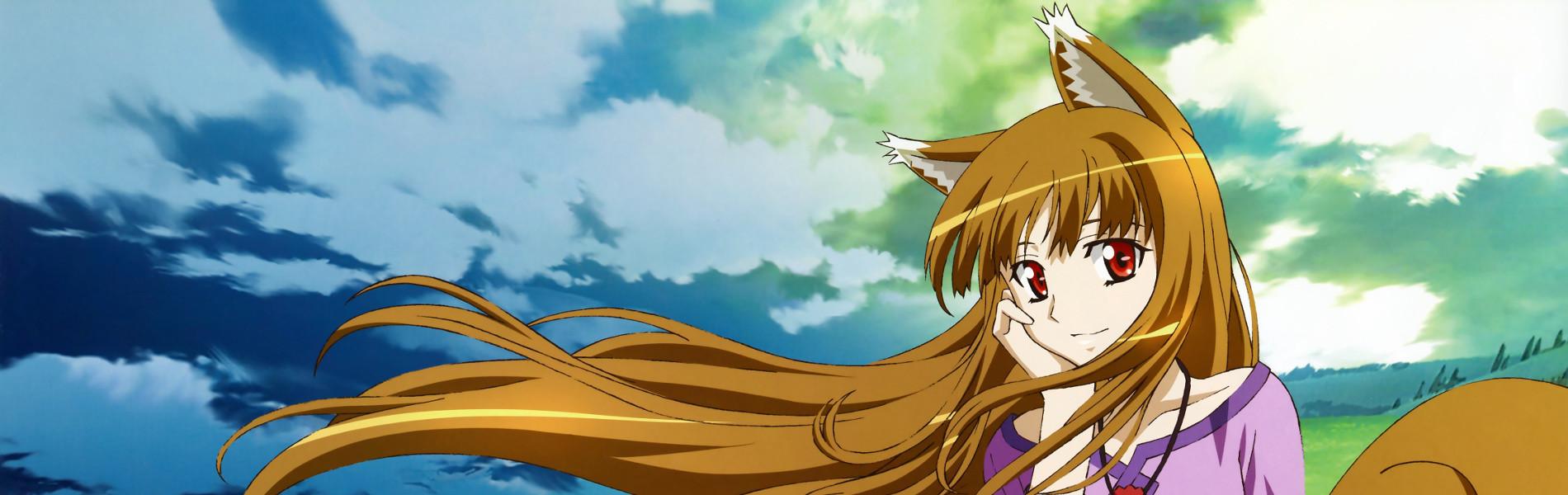 Key art for Ookami to Koushinryou II: Ookami to Kohakuiro no Yuuutsu